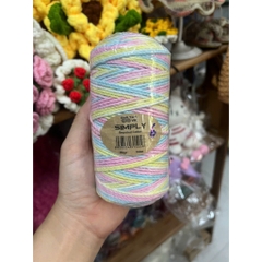 Sợi Simply cotton màu loang 150gr - Sợi Simply (TC20)