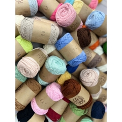 Sợi Cotton Gai Woolies 100gr, chất liệu polyester