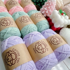 Sợi Cotton Gai Woolies 100gr, chất liệu polyester