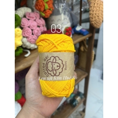 Sợi Cotton Gai Woolies 100gr, chất liệu polyester