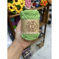 Sợi Cotton Gai Woolies 100gr, chất liệu polyester