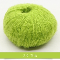 Len Mohair siêu mềm mịn cuộn 25g sợi 1mm