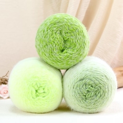 Len lông vũ loang màu (không mác) cuộn 200g