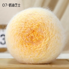 Len lông vũ loang màu (không mác) cuộn 200g