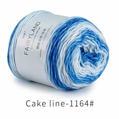 Len Mohair cầu vồng sợi to 2,5mm nhiều màu sắc cuộn 100g