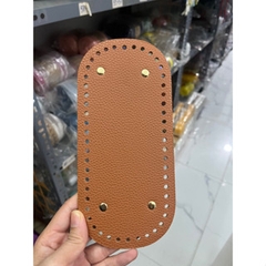 Đế da PU có đục lỗ sẵn kích thước 22*10cm
