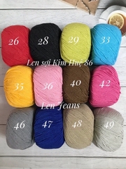 Len Jeans YarnArt cuộn 50g