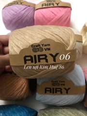 Sợi Airy móc mũ, túi cuộn 45g