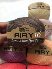 Sợi Airy móc mũ, túi cuộn 45g