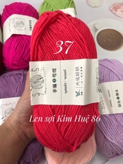 Len Yaoh Wool ( Shuxi Wool) sợi to 3mm cuộn 100g