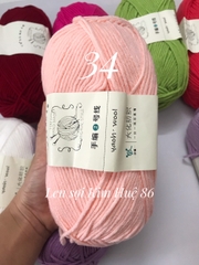 Len Yaoh Wool ( Shuxi Wool) sợi to 3mm cuộn 100g