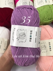 Len Yaoh Wool ( Shuxi Wool) sợi to 3mm cuộn 100g