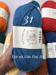 Len Yaoh Wool ( Shuxi Wool) sợi to 3mm cuộn 100g