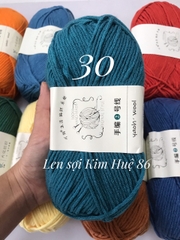 Len Yaoh Wool ( Shuxi Wool) sợi to 3mm cuộn 100g