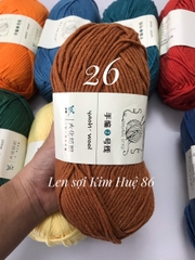 Len Yaoh Wool ( Shuxi Wool) sợi to 3mm cuộn 100g