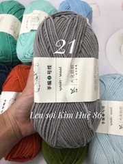 Len Yaoh Wool ( Shuxi Wool) sợi to 3mm cuộn 100g