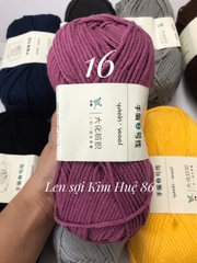 Len Yaoh Wool ( Shuxi Wool) sợi to 3mm cuộn 100g