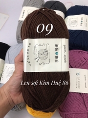 Len Yaoh Wool ( Shuxi Wool) sợi to 3mm cuộn 100g