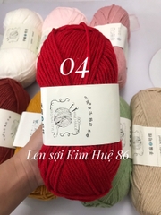 Len Yaoh Wool ( Shuxi Wool) sợi to 3mm cuộn 100g