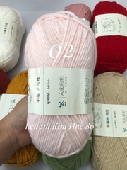 Len Yaoh Wool ( Shuxi Wool) sợi to 3mm cuộn 100g