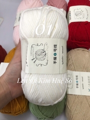 Len Yaoh Wool ( Shuxi Wool) sợi to 3mm cuộn 100g