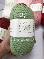 Len Yaoh Wool ( Shuxi Wool) sợi to 3mm cuộn 100g