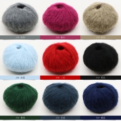 Len Mohair siêu mềm mịn cuộn 25g sợi 1mm