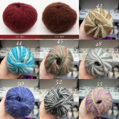 Len Mohair siêu mềm mịn cuộn 25g sợi 1mm