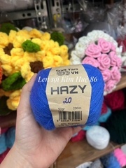 Len Mohair Hazy đan móc khăn, áo, mũ cuộn 50g