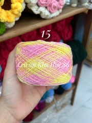 Sợi Cotton Việt Nam 1mm màu loang