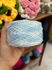 Sợi Cotton Việt Nam 1mm màu loang