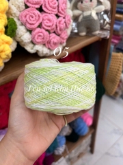 Sợi Cotton Việt Nam 1mm màu loang