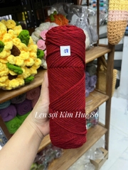 Len Cotton Love đan khăn, áo cỡ sợi 3,5mm cuộn 90g+-5g