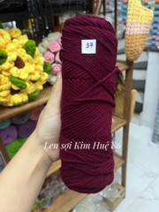Len Cotton Love đan khăn, áo cỡ sợi 3,5mm cuộn 90g+-5g