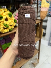 Len Cotton Love đan khăn, áo cỡ sợi 3,5mm cuộn 90g+-5g