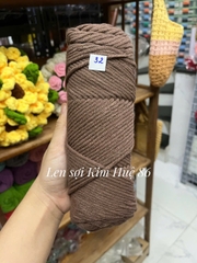 Len Cotton Love đan khăn, áo cỡ sợi 3,5mm cuộn 90g+-5g