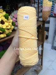Len Cotton Love đan khăn, áo cỡ sợi 3,5mm cuộn 90g+-5g