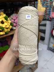 Len Cotton Love đan khăn, áo cỡ sợi 3,5mm cuộn 90g+-5g