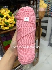 Len Cotton Love đan khăn, áo cỡ sợi 3,5mm cuộn 90g+-5g
