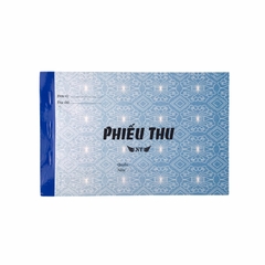 Phiếu thu NY 13x20cm 2 liên 50 bộ (10/100)