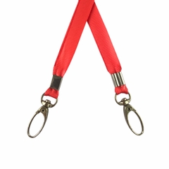 Dây đeo thẻ lụa 1cm đầu móc xoay [50] (100)