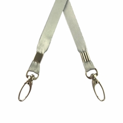Dây đeo thẻ lụa 1cm đầu móc xoay [50] (100)