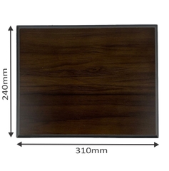 Bảng vinh danh gỗ 20x25cm / 24x31cm màu Cherry