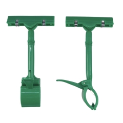 Kẹp nhựa  2 đầu thẳng JE003 3.5cm