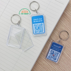 Phôi móc khóa mica MK040 / MK041 [50] (100)
