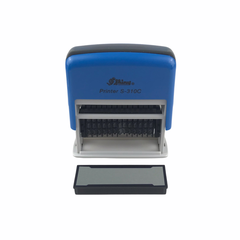 Dấu số xoay Shiny S310C 49x5mm trắng