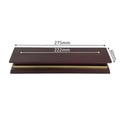 Chân đế gỗ hoa văn DG01-A 60x275mm phay rãnh