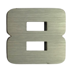 Số dán biển hiệu inox