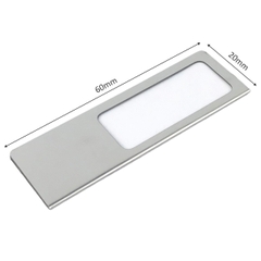 Phôi thẻ tên inox uốn U007 60x20mm không nội dung (10,50)