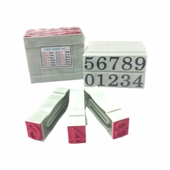 Dấu số ghép SM N1 / N2 / N3 / N4 / N5 / N6 / N7 / N8 / N9 / N10 / N11 / N12 10 ký tự mặt đúc